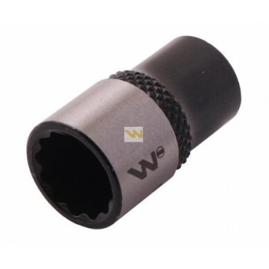 Galvutė 1/4 9mm 12-kampė CrV50BV30. DIN 3124 Galvutė 1/4 9mm 12-kampė CrV50BV30. DIN 3124