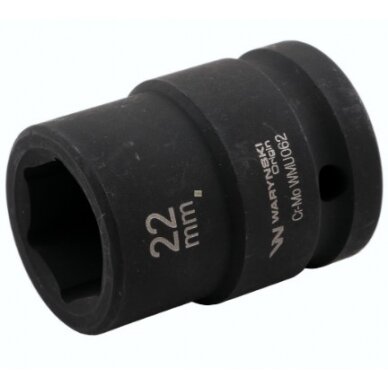 Galvutė 3/4 22mm smūginė CrMo.DIN 3129