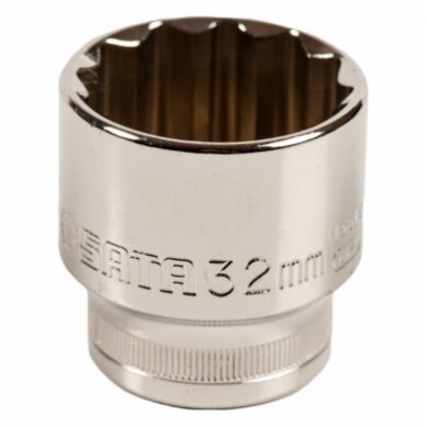 Galvutė 1/2 14mm 12 kampų S13605 Galvutė 1/2 14mm 12 kampų S13605