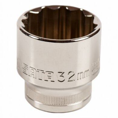 Galvutė 1/2 9mm 12 kampų S13620 Galvutė 1/2 9mm 12 kampų S13620