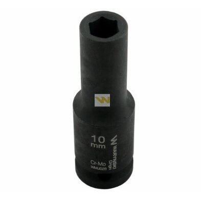 Galvutė 1/2 10mm smūginė prailginta CrMo.DIN 3129 Galvutė 1/2 10mm smūginė prailginta CrMo.DIN 3129