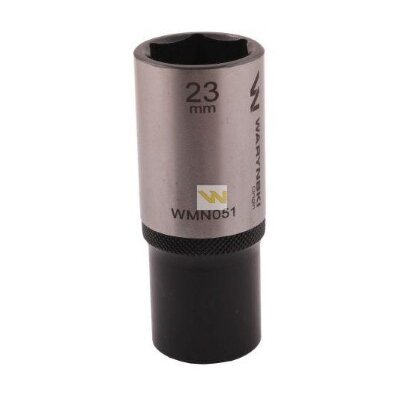 Galvutė 1/2 23mm 6-kampė prailginta CrV50BV30. DIN 3124 Galvutė 1/2 23mm 6-kampė prailginta CrV50BV30. DIN 3124