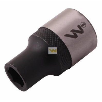 Galvutė 1/2 9mm 6-kampė CrV50BV30. DIN 3124 Galvutė 1/2 9mm 6-kampė CrV50BV30. DIN 3124