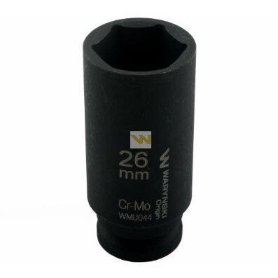 Galvutė 1/2 26mm smūginė prailginta CrMo.DIN 3129 Galvutė 1/2 26mm smūginė prailginta CrMo.DIN 3129