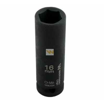 Galvutė 1/2 16mm smūginė prailginta CrMo.DIN 3129