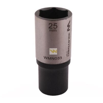 Galvutė 1/2 25mm 6-kampė prailginta CrV50BV30. DIN 3124 Galvutė 1/2 25mm 6-kampė prailginta CrV50BV30. DIN 3124