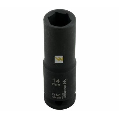 Galvutė 1/2 14mm smūginė prailginta CrMo.DIN 3129