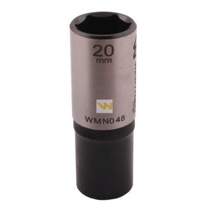 Galvutė 1/2 20mm 6-kampė prailginta CrV50BV30. DIN 3124
