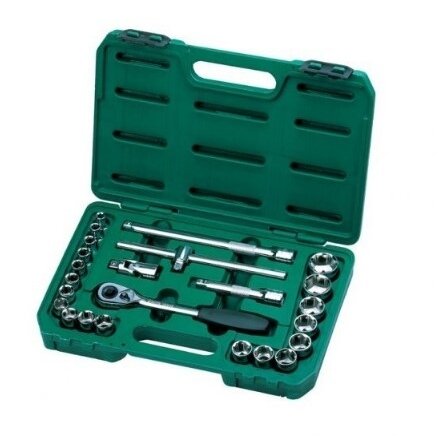 Galvučių rinkinys 1/2 6kampu 24vnt 090606