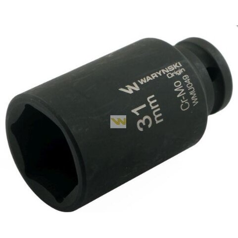 Galvutė 1/2 31mm smūginė prailginta CrMo.DIN 3129