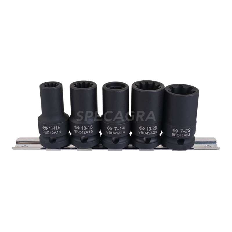 Galvučių rinkinys Stabdžių Suportams 1/2 5vnt King Tony Galvučių rinkinys Stabdžių Suportams 1/2 5vnt King Tony