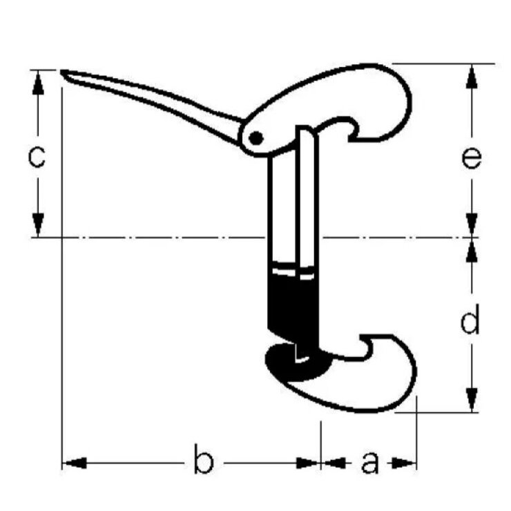 Gnybtų kompl. 159mm 1060134 1