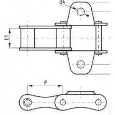 Grandinė New Holland 3030-3155012200