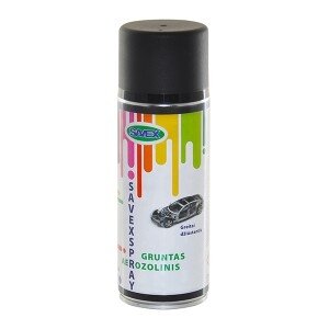 Gruntas aerozolinis antikorozinis juodas 400ml