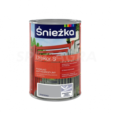 Gruntas Urecor S pilkas 1L Gruntas Urecor S pilkas 1L