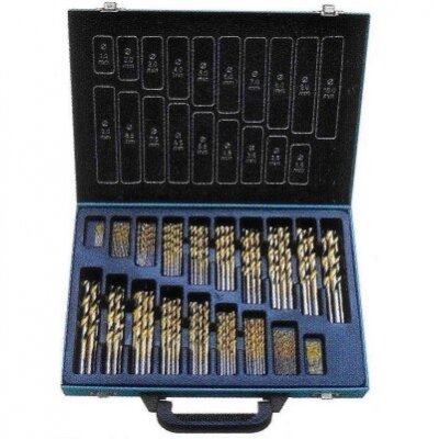 Grąžtų metalui rinkinys 1.0-10.0mm 170vnt Grąžtų metalui rinkinys 1.0-10.0mm 170vnt