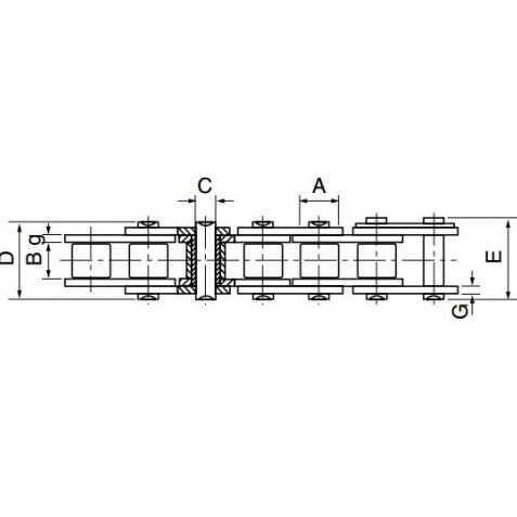 Grandinė 16B-1 P-25.400 Elite/Witra 1 Grandinė 16B-1 P-25.400 Elite/Witra 1