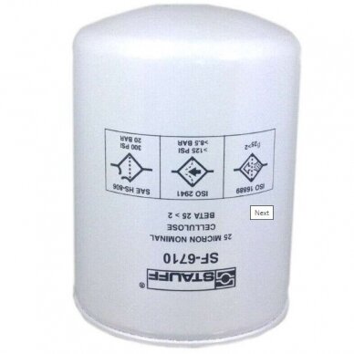 Hidraulikos filtras SF6710 Hidraulikos filtras SF6710