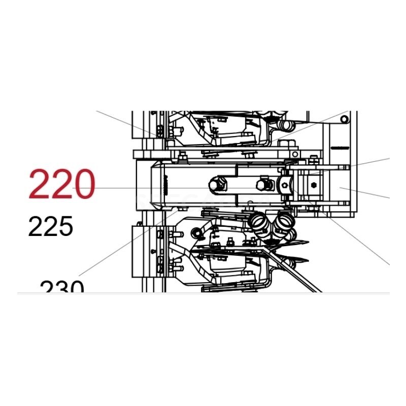 Hidraulinis cilindras HORSCH 60061757 DZ 32-20-60