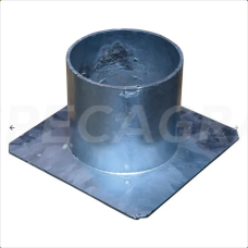 "ISOPROTEC" įmautės Ø 136mm cink. dangtelis1152349