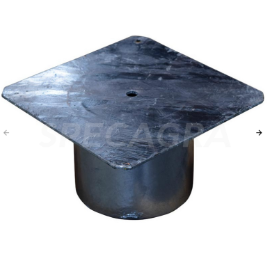 "ISOPROTEC" įmautės Ø 136mm cink. dangtelis1152349 "ISOPROTEC" įmautės Ø 136mm cink. dangtelis1152349