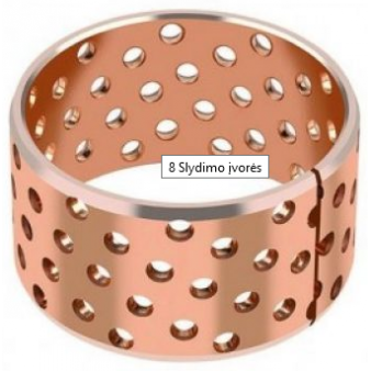 Įvorė slydimo 065/70x60 WB702 Įvorė slydimo 065/70x60 WB702