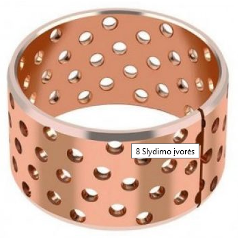 Įvorė slydimo WB702 20/23x30
