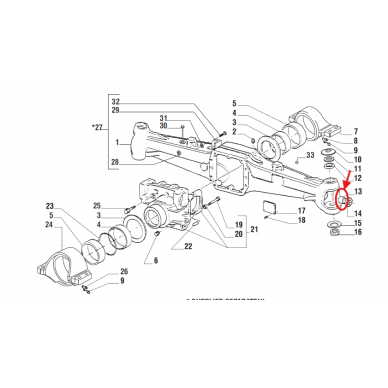 【ioan】 Įvorė 118504 30x34x30 85805969 R113771 | Carraro tiltų dalys