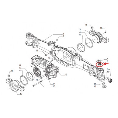 Įvorė 45165 35x47x18,5 84578820 R204271 2 Įvorė 45165 35x47x18,5 84578820 R204271 2
