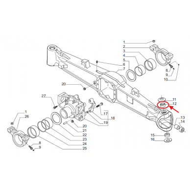 Įvorė 45168 35x52x20 SU50208 2