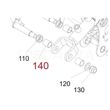 Įvorė HORSCH 20/23x25 00230333 GSM Įvorė HORSCH 20/23x25 00230333 GSM