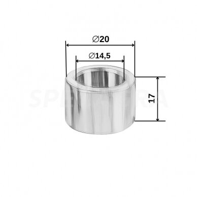 Įvorė su veržle žoliapjovės Rasco pjovimo galvutei Tornado 1300 S 1 Įvorė su veržle žoliapjovės Rasco pjovimo galvutei Tornado 1300 S 1