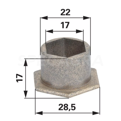 Įvorė (vidinė)Nord. 25156 1 Įvorė (vidinė)Nord. 25156 1