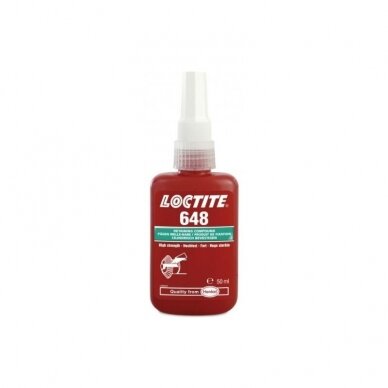 Įvorių ir guolių klijai LOCTITE 648 5ml. Įvorių ir guolių klijai LOCTITE 648 5ml.