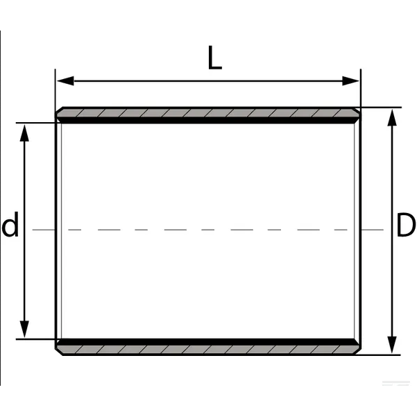 Įvorė ZB909560DIN 1 Įvorė ZB909560DIN 1