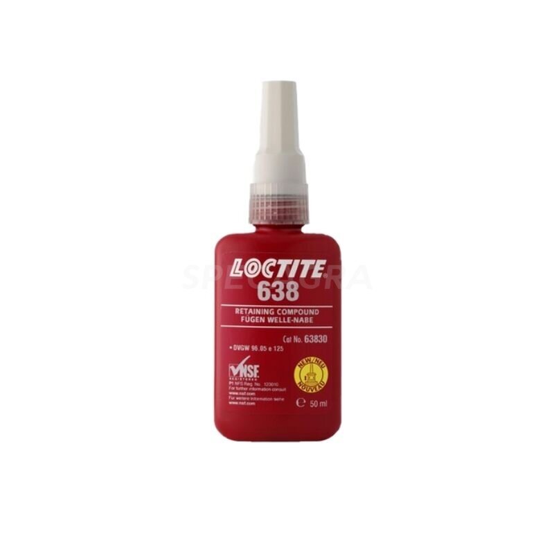 Įvorių ir guolių klijai LOCTITE 638 50ml Įvorių ir guolių klijai LOCTITE 638 50ml