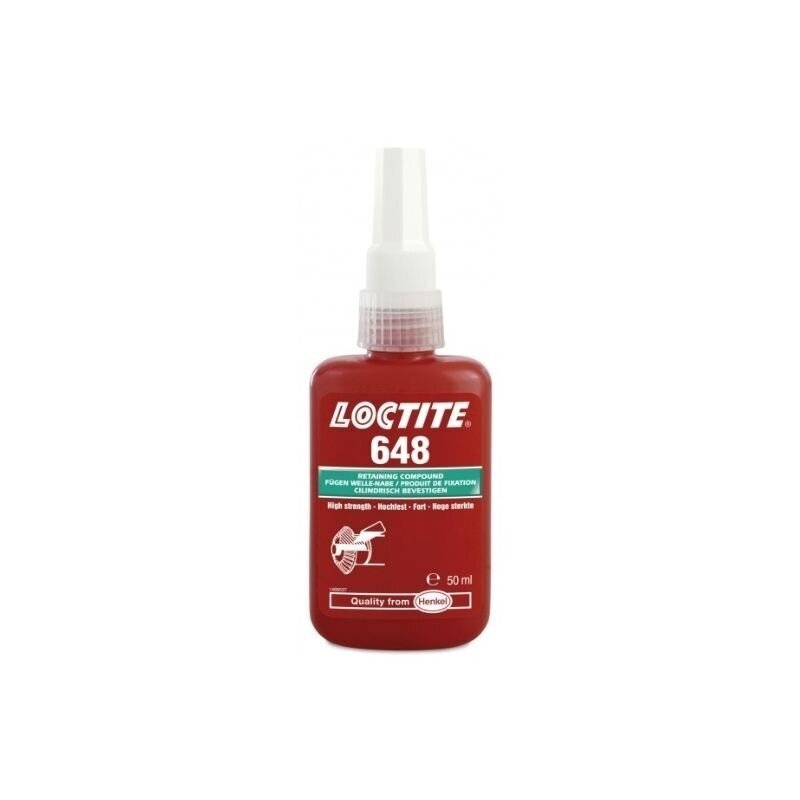 Įvorių ir guolių klijai LOCTITE 648 5ml. Įvorių ir guolių klijai LOCTITE 648 5ml.
