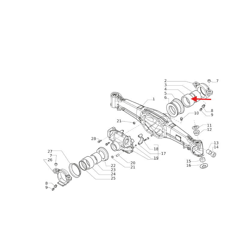 Įvorė 101575 115x125x42 83930554 R113767 3