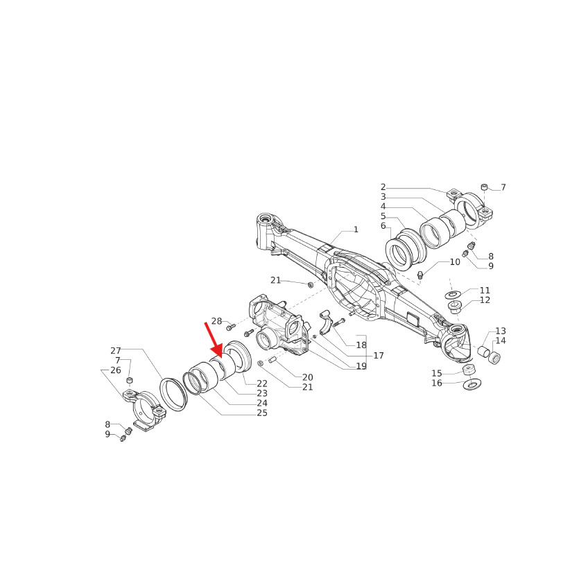 Įvorė 124592 115x125x44 83961191 SU50179 2