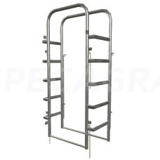 Jungiamasis rėmas 2,05x0,48 m 310104 cinkuotas