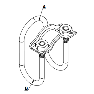 Jungtis U formos kryžminė 33x48 91000083 1
