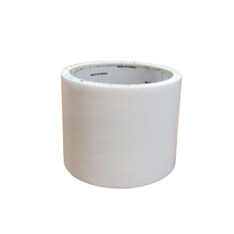 Juosta lipni 75x10,balta šienainio plėv.