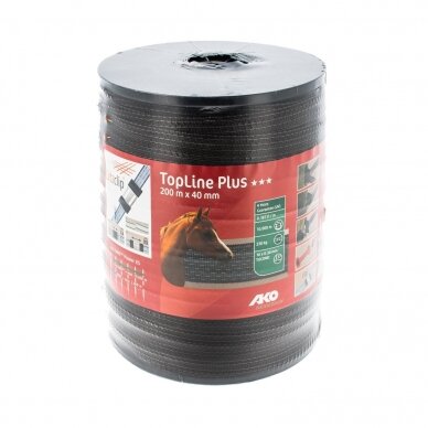 Juosta piemens 40mm 200m 449553 ruda