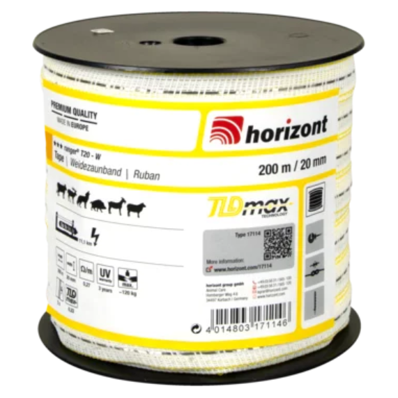Juosta piemens T20 TLD 20mm 200m balta 17114 Juosta piemens T20 TLD 20mm 200m balta 17114
