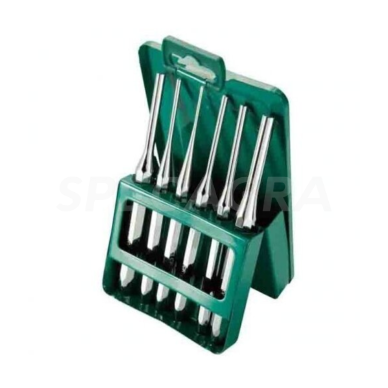 Kaiščių išmušėjų rinkinys(6vnt) 09162 SATA Kaiščių išmušėjų rinkinys(6vnt) 09162 SATA