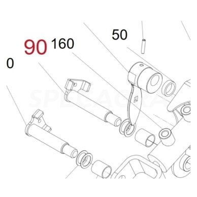 Kaištis HORSCH 23098000 TurboDisc III ilgas VAM Kaištis HORSCH 23098000 TurboDisc III ilgas VAM