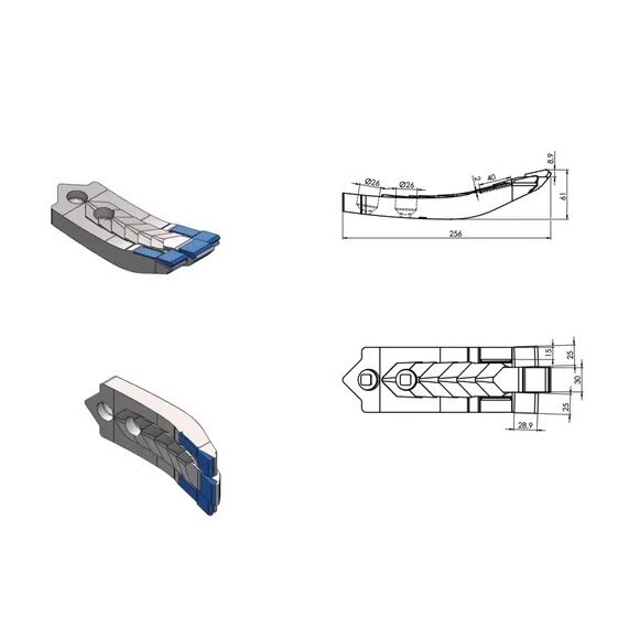 Kaltas su kietmetaliu AGM1103551CN 1