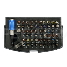 Keičiamų antgalių rinkinys su laikikliu(59vnt)