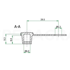 Kepurėlė tepimo taškui KS12833