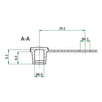 Kepurėlė tepimo taškui KS12833 1 Kepurėlė tepimo taškui KS12833 1